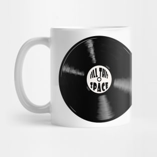 Retro LP 'FILL THIS SPACE' Mug